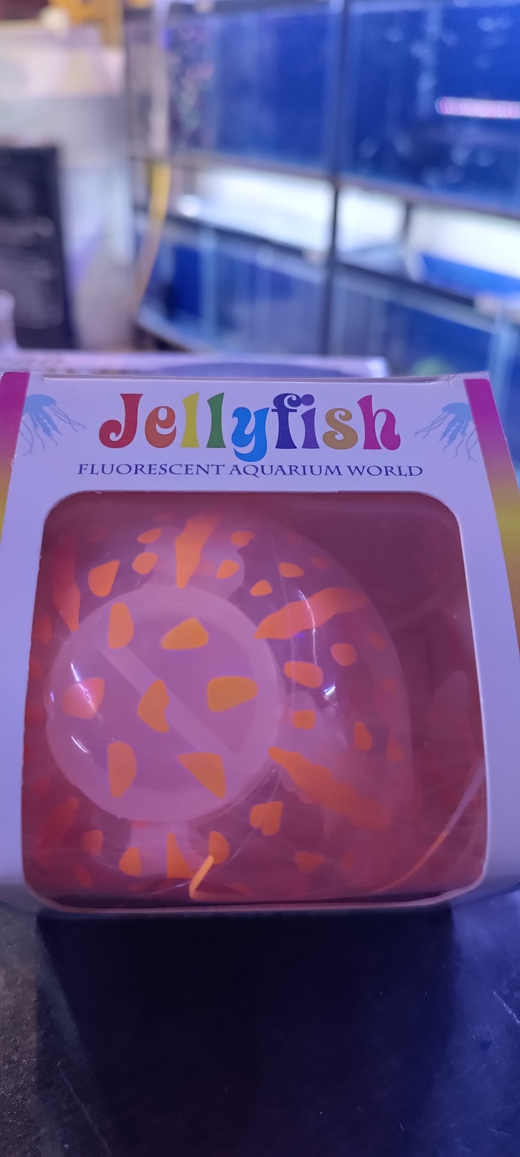 عروس دریایی دکوری شبرنگ سایز متوسط