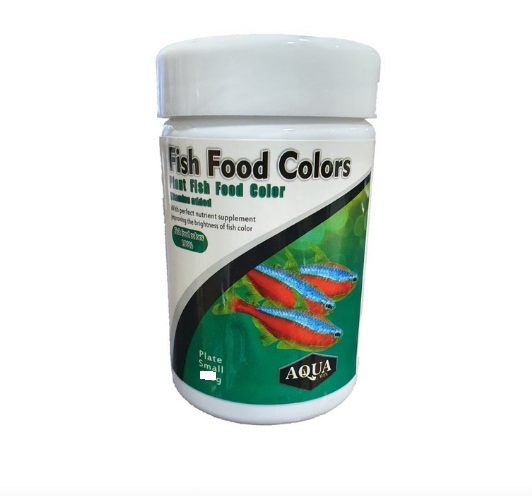 غذای ماهی آکوا مدل fish food colors 200gr